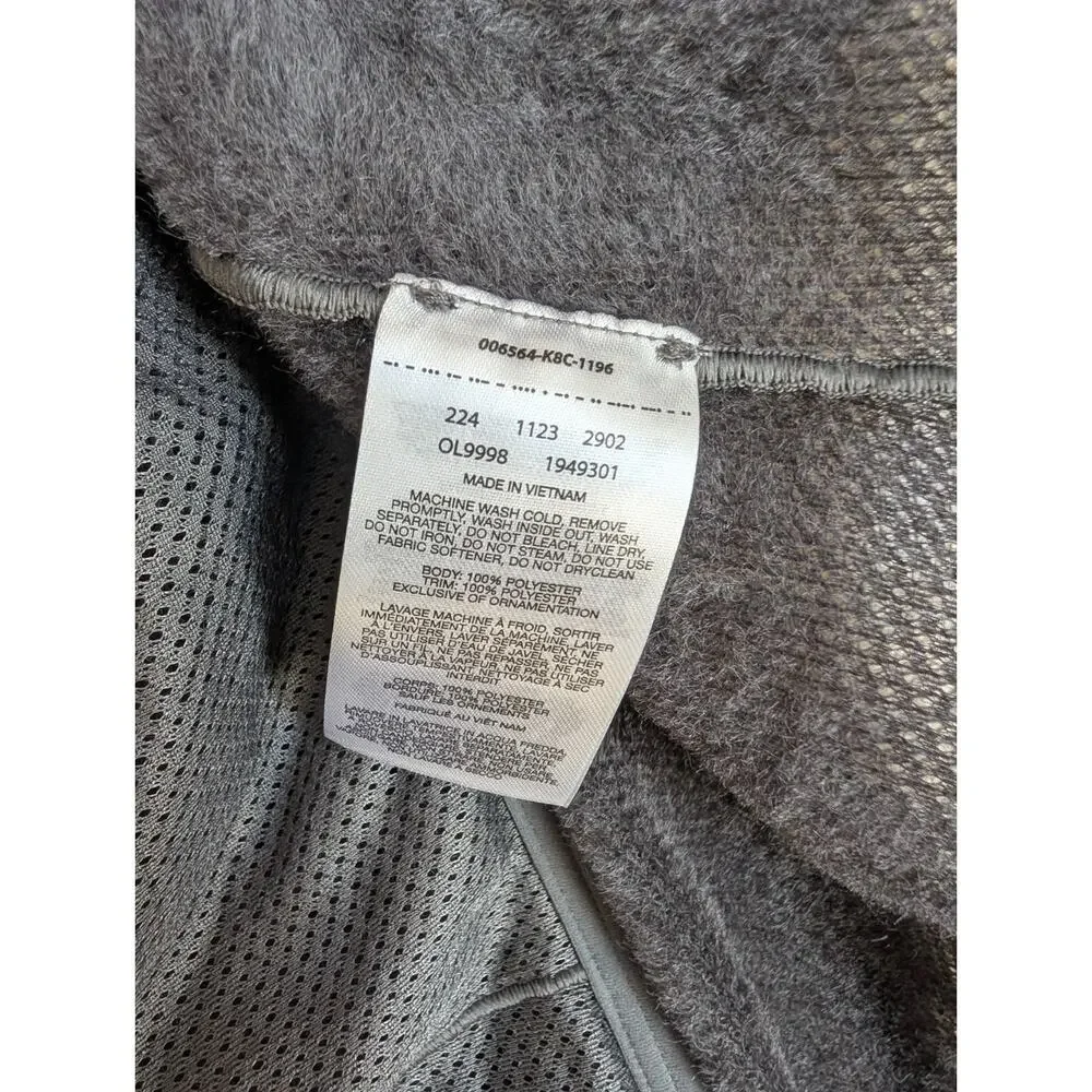 Mountain Hardwear T-Shirt Womens XS Charcoal Airmesh Long Sleeve Crew Neck NWT - Picture 4 of 4